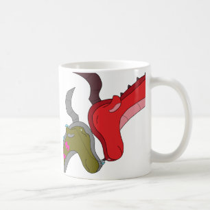 Mommy and Dragon Whimsical Mug