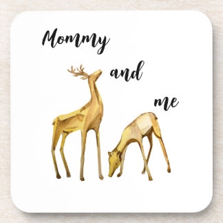 Mommy And Me Deer Coaster