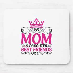 Mommy Art Mom And Daughter Best Friends Mouse Mat