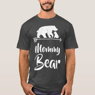 Mommy Bear Matching Family Christmas Costume T-Shirt