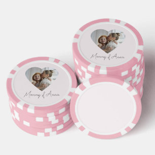 Mommy Custom Name & Photo Poker Chip