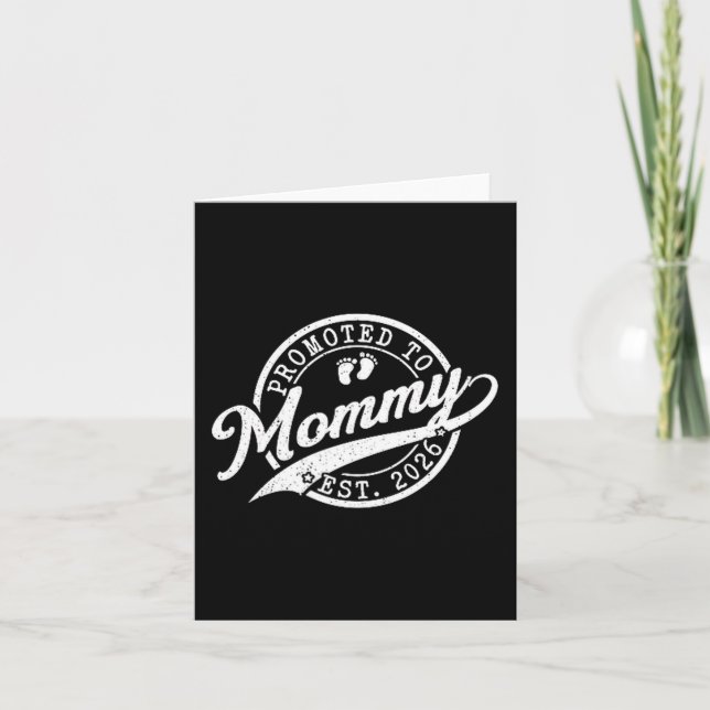 Mommy Est 2026 New Mom Announcement Promoted To Mo (Front)