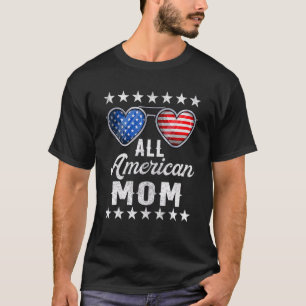 Mommy Fourth Of July  Womens All American Mom Us F T-Shirt