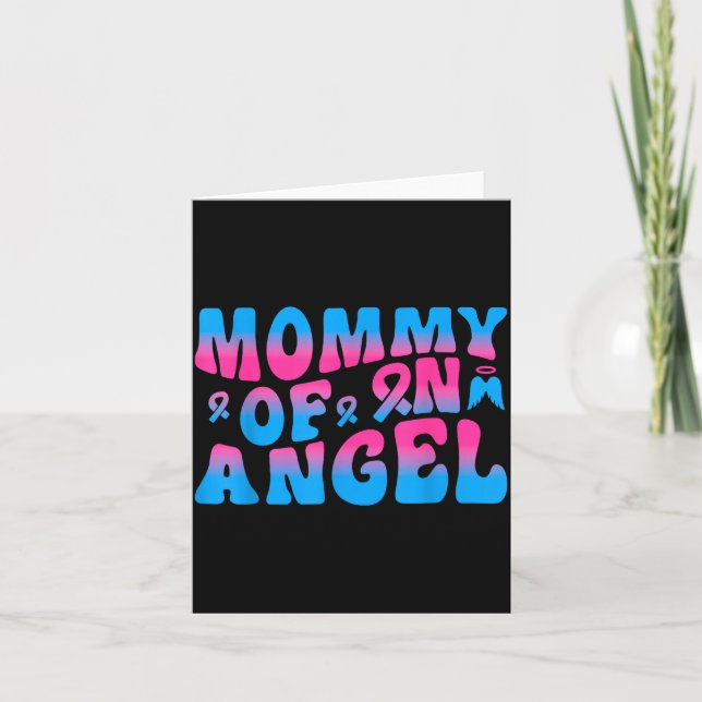 Mommy Of An Angel Infant Loss Remembrance  Card (Front)