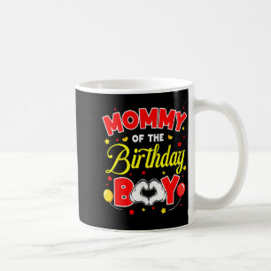 Mommy Of The Birthday Boy Matching Mom Son Family  Coffee Mug