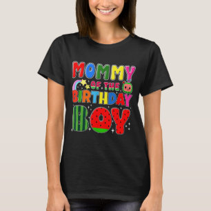 Mommy Of The Birthday Boy Melon Family Matching Fu T-Shirt