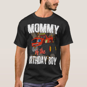 Mommy Of The Birthday Boy Monster Truck Matching F T-Shirt