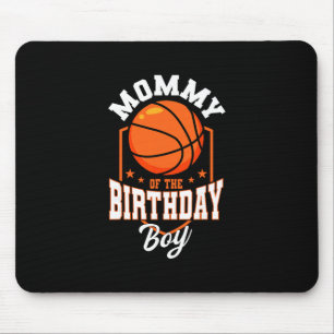 Mommy Of The Birthday Boy Sketll Theme Bday Party Mouse Mat