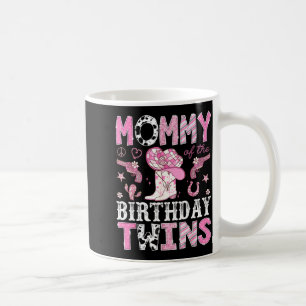 Mommy Of The Birthday Twins Nk Rodeo Cowgirl Weste Coffee Mug