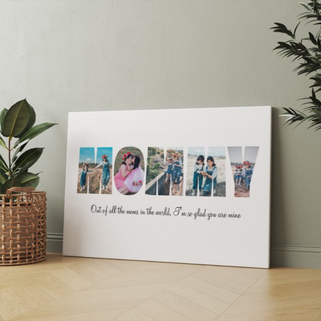 Mommy Photo Collage Canvas (Creator Uploaded)