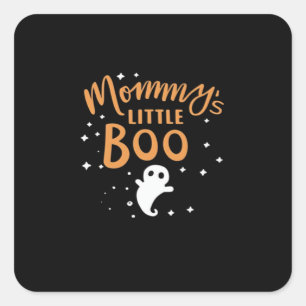 Mommy’s Little Boo - Happy Halloween Square Sticker