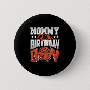 Mommy Sketll Birthday Boy Family Ller B-day Party 6 Cm Round Badge