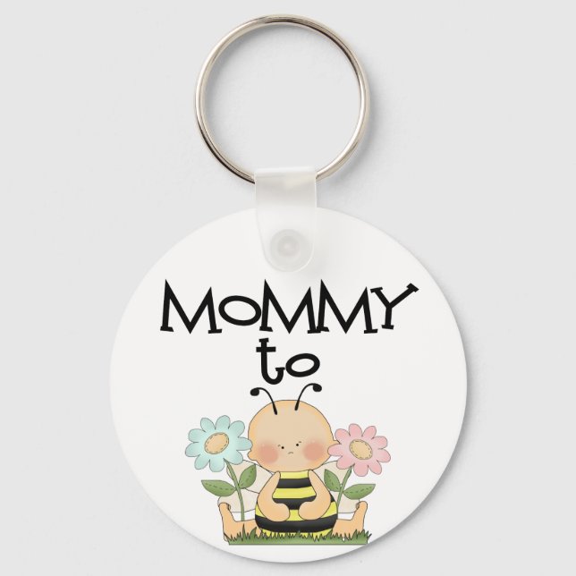 MOMMY TO BE/Bee Key Ring (Front)