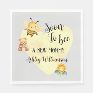 Mommy-to-Bee Baby Shower  Napkin