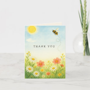 Mommy To Bee Baby Shower Thank You Card