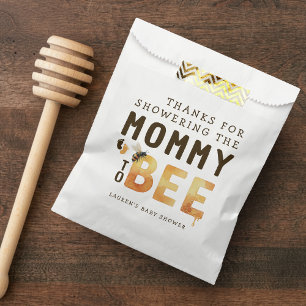 Mommy to Bee Bumblebee Thank You Baby Shower Favour Bags