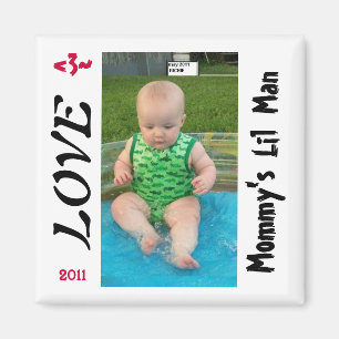 MOMMY'S LIL MAN MAGNET SAMPLE