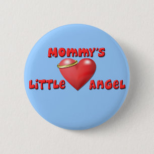 Mommy's Little Angel 6 Cm Round Badge