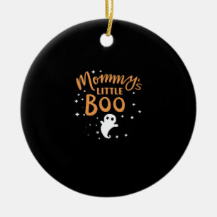 Mommys Little Boo Halloween Classic Design Ceramic Tree Decoration