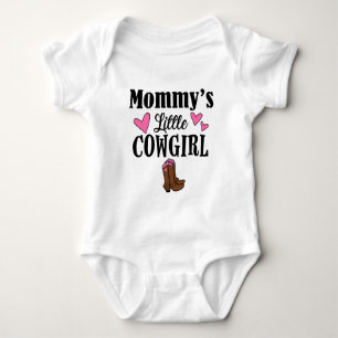MOMMY'S LITTLE COWGIRLBodysuit Baby Bodysuit