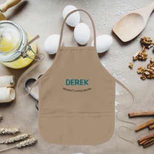 Mommy's Little Helper Boy's Name Kids Apron