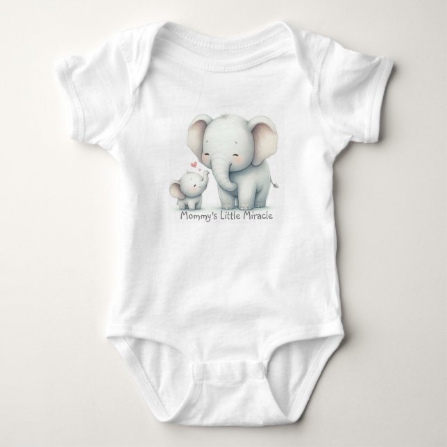Mommy's Little Miracle Baby Bodysuit (Front)