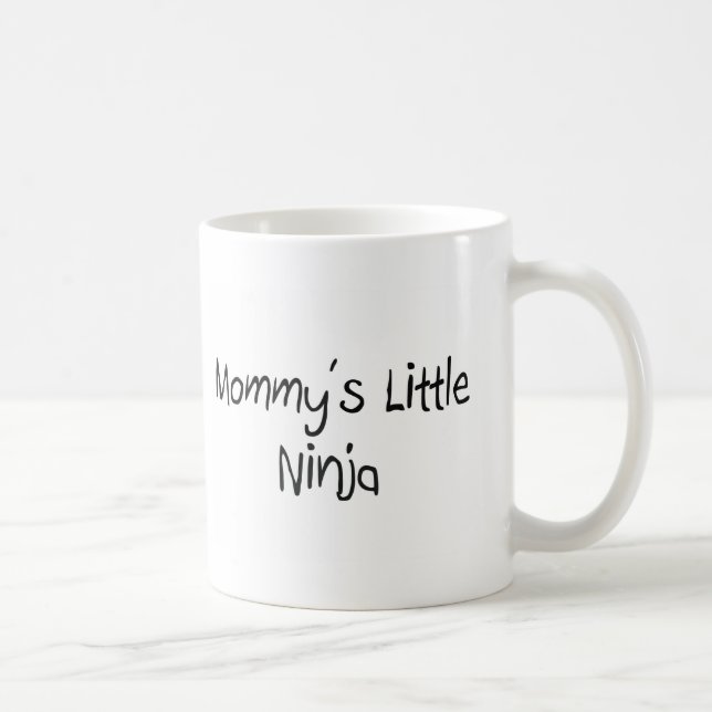 Mommys Little Ninja Coffee Mug (Right)