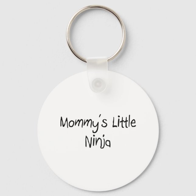 Mommys Little Ninja Key Ring (Front)