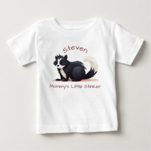 Mommys Little Stinker Cute Skunk  Baby T-Shirt