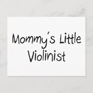 Mommys Little Violinist Postcard