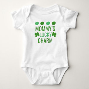 Mommy's Lucky Charm // St Patrick's Day Baby Bodysuit