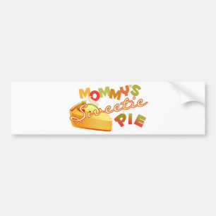 Mommy's Sweetie Pie Bumper Sticker