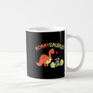 Mommysaurus puzzle dinosaur dino autism awareness coffee mug
