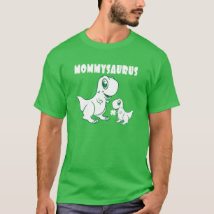 Mommysaurus-St Patricks Day-Dinosaur-Shamrock T-Sh T-Shirt