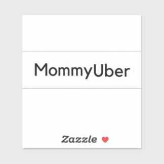 MommyUber Uber Car Sticker