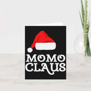 Momo Claus Christmas Santa's Hat Pajama Family Xma Card
