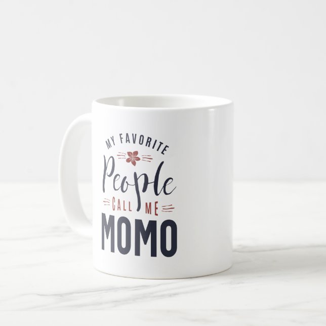Momo Coffee Mug (Front Left)