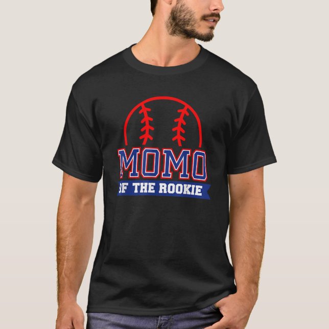 Momo of Rookie 1st Birthday Baseball Theme Matchin T-Shirt (Front)