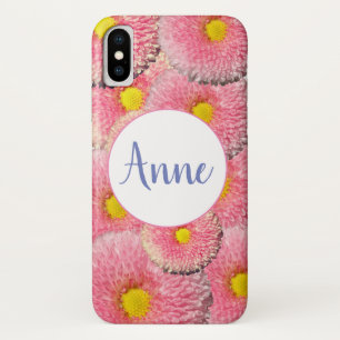 Momogram Blossoms personalized iPhone Case