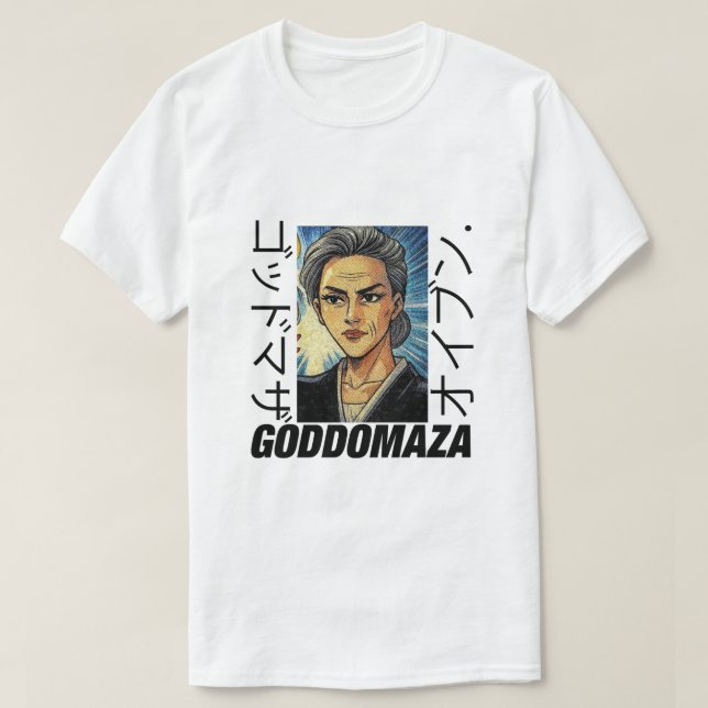 MOMOKO HEAD COLORED MEN'S WHITE TEE  (Design Front)