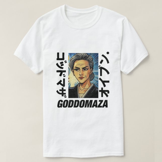 MOMOKO HEAD COLORED THICK TEXT  T-Shirt (Design Front)