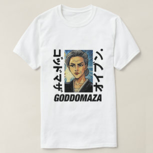 MOMOKO HEAD COLORED THICK TEXT  T-Shirt