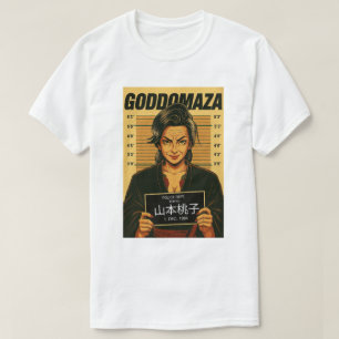 MOMOKO MUGSHOT FALL COLOR (JAPANSE TEXT)  T-Shirt