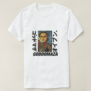 MOMOKO YAKUZA TATS AND THICK TEXT MEN WHITE TEE
