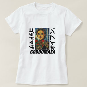 MOMOKO YAKUZA TATS AND THICK TEXT WOMEN WHITE TEE