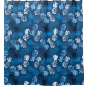 Momona Hawaiian Tropical Pineapple Shower Curtain