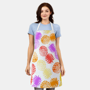 Momona Hawaiian Tropical Pineapple - Warm colours Apron