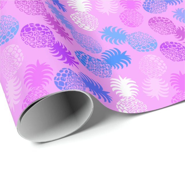 Momona Hawaiian Tropical Pineapple Wrapping Paper (Roll Corner)