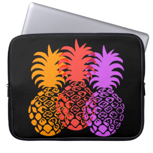 Momona Pineapple Hawaiian Neoprene Wetsuit Laptop Sleeve