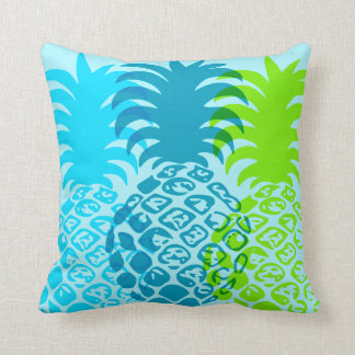 Momona Pineapple Hawaiian Tropical Reversible Cushion